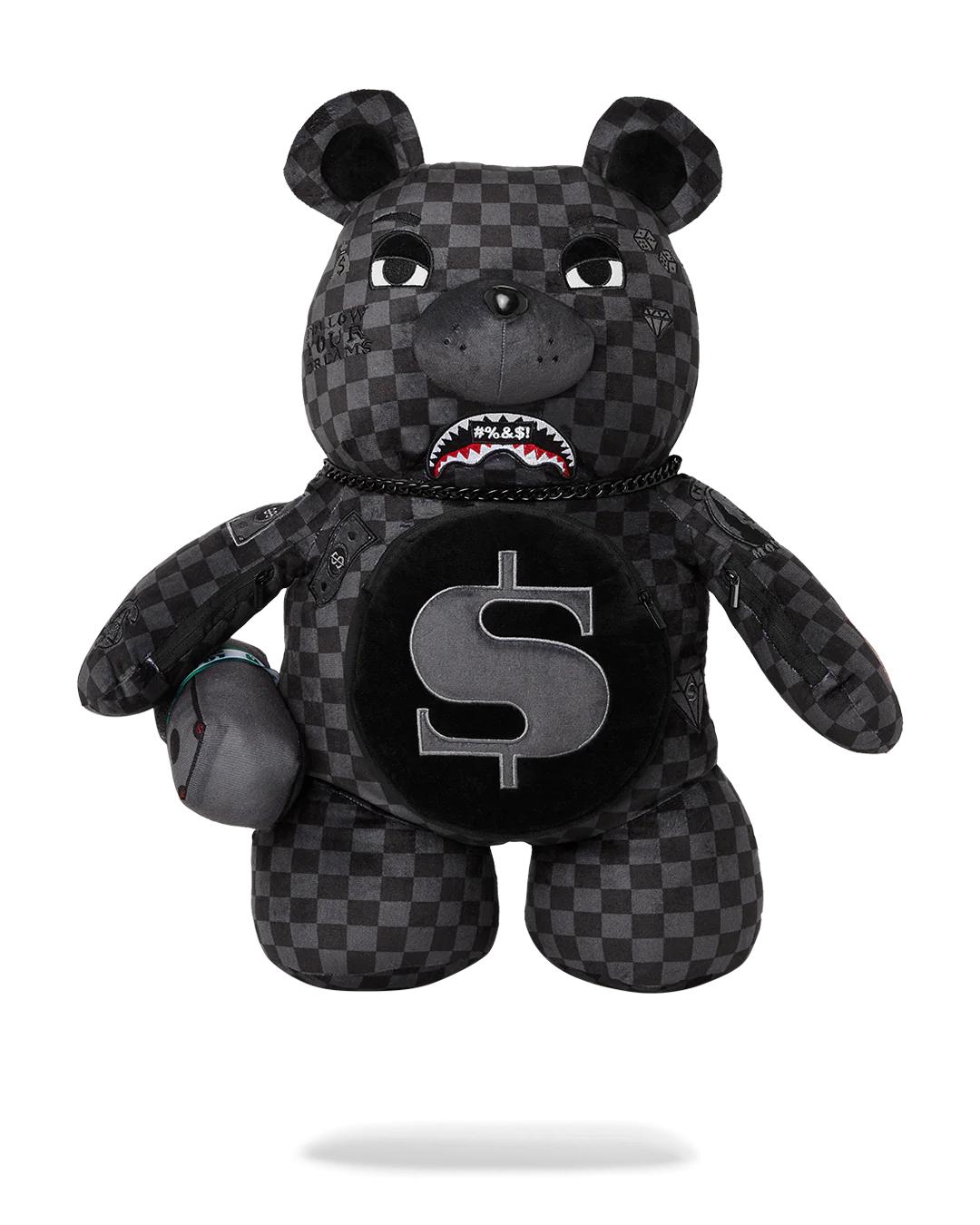 WHAT THE BEEP' SHARK MONEYBEAR TEDDYBEAR BACKPACK