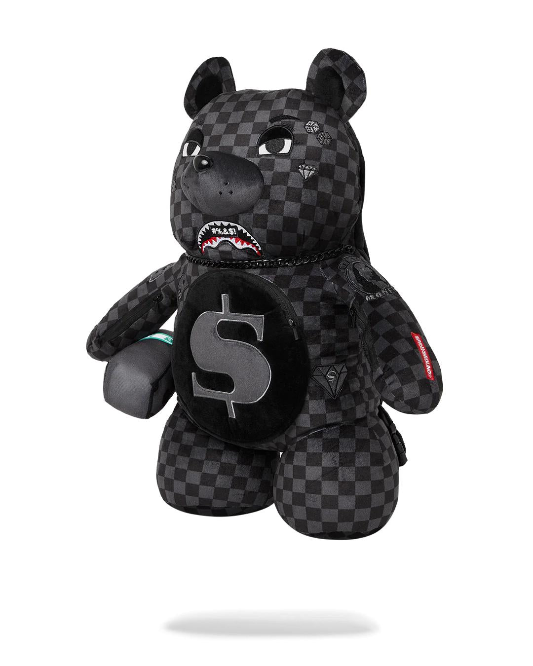WHAT THE BEEP' SHARK MONEYBEAR TEDDYBEAR BACKPACK