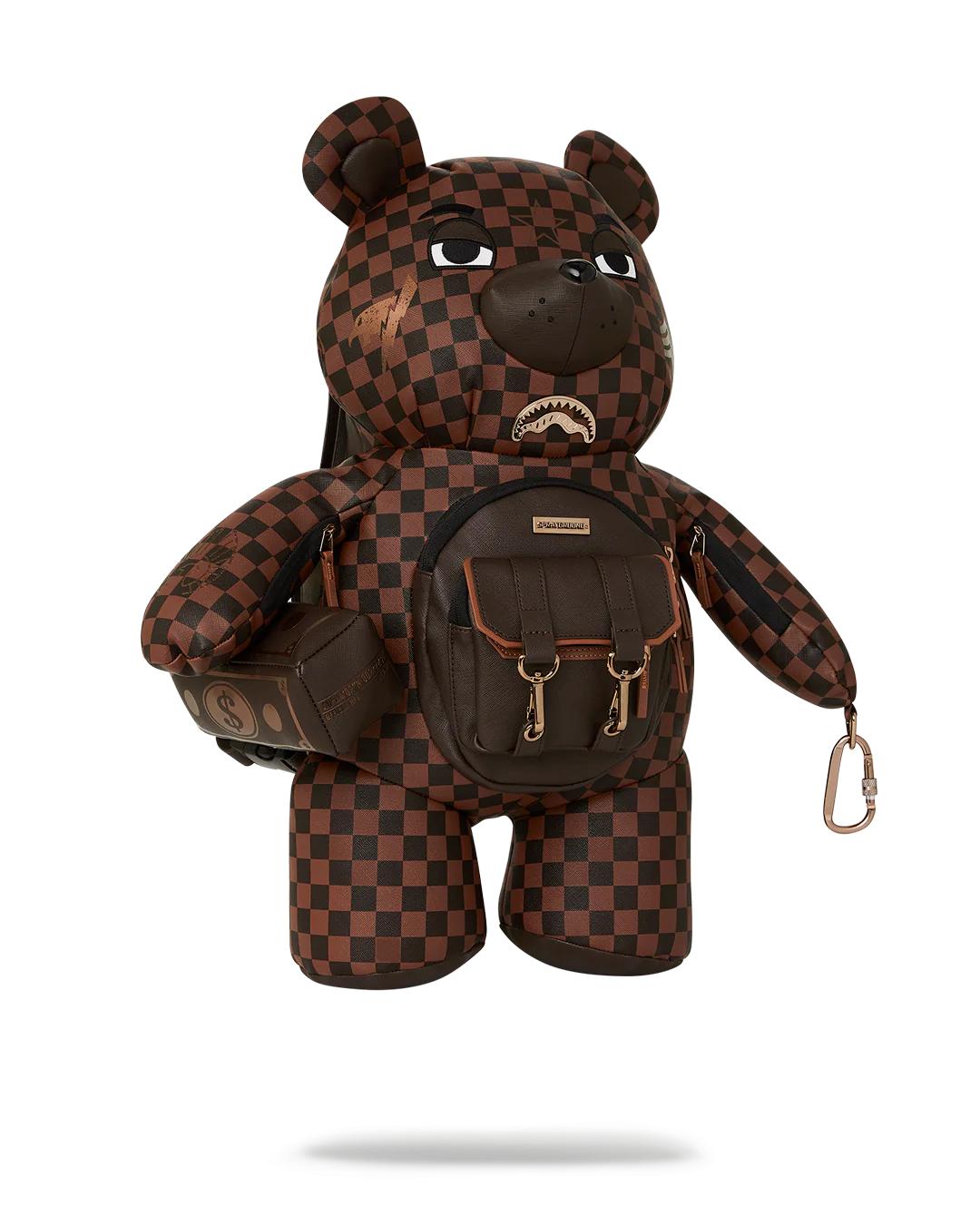 CHECKMATE ROYALE MONEYBEAR TEDDYBEAR BACKPACK