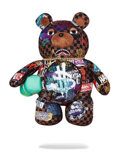 SHARKS IN PARIS THE RIZZ MONEYBEAR TEDDYBEAR BACKPACK