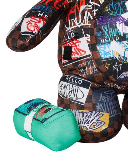 SHARKS IN PARIS THE RIZZ MONEYBEAR TEDDYBEAR BACKPACK