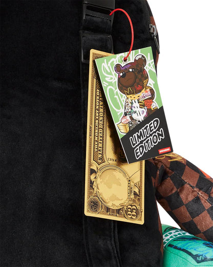 SHARKS IN PARIS THE RIZZ MONEYBEAR TEDDYBEAR BACKPACK