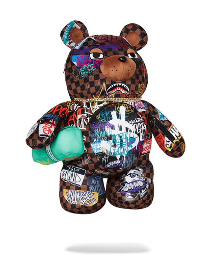 SHARKS IN PARIS THE RIZZ MONEYBEAR TEDDYBEAR BACKPACK