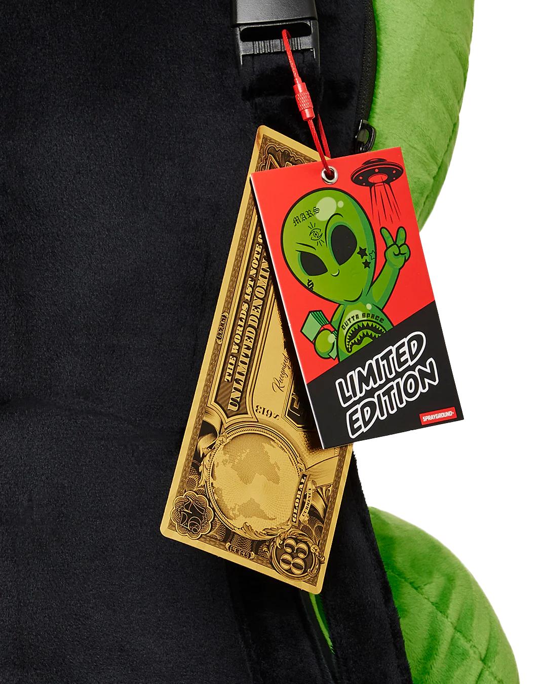 ALIEN PLUSH BACKPACK