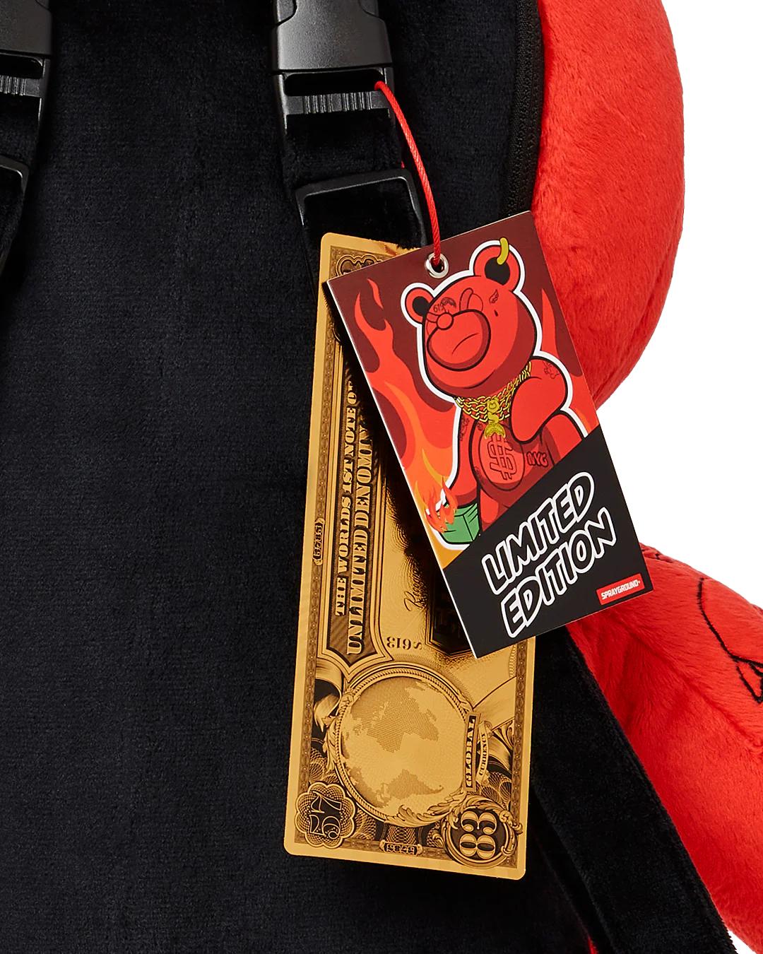 DIABLO PLUSH TEDDYBEAR BACKPACK