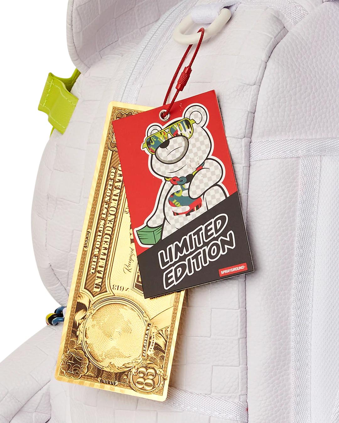 SHOW UP SHOW OUT MONEYBEAR TEDDYBEAR BACKPACK