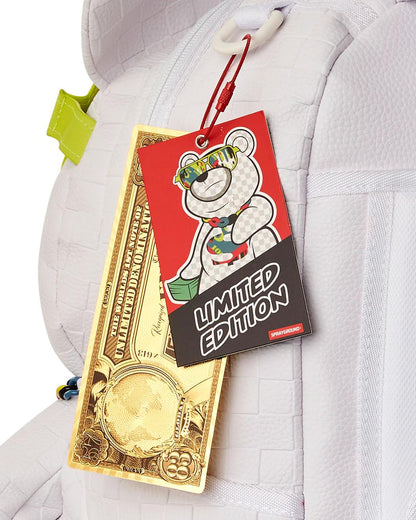 SHOW UP SHOW OUT MONEYBEAR TEDDYBEAR BACKPACK