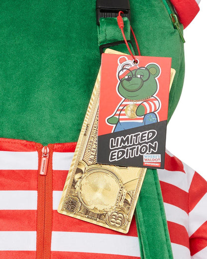 WHERES WALDO MONEYBEAR TEDDYBEAR BACKPACK
