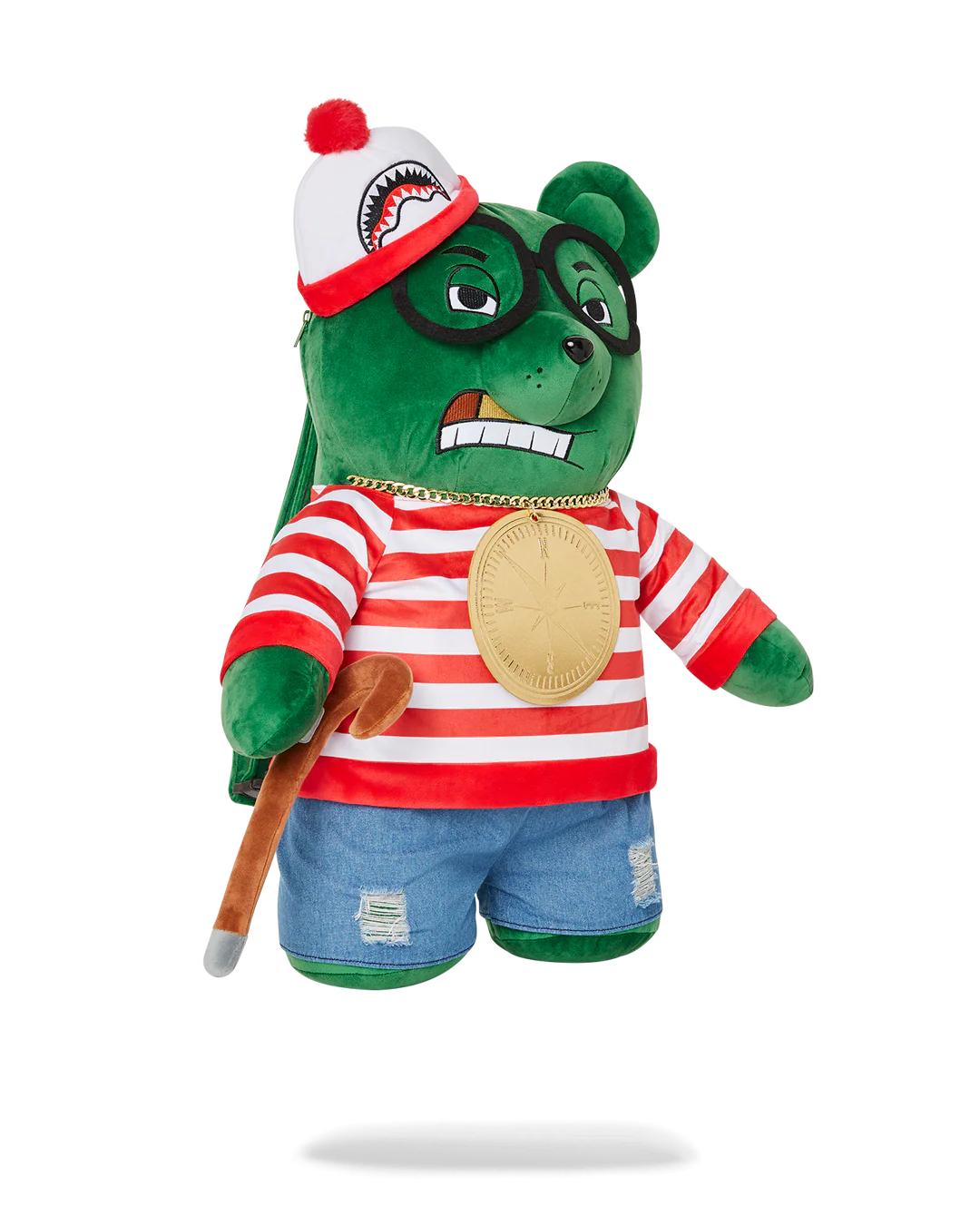 WHERES WALDO MONEYBEAR TEDDYBEAR BACKPACK