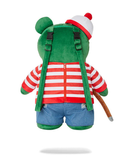 WHERES WALDO MONEYBEAR TEDDYBEAR BACKPACK