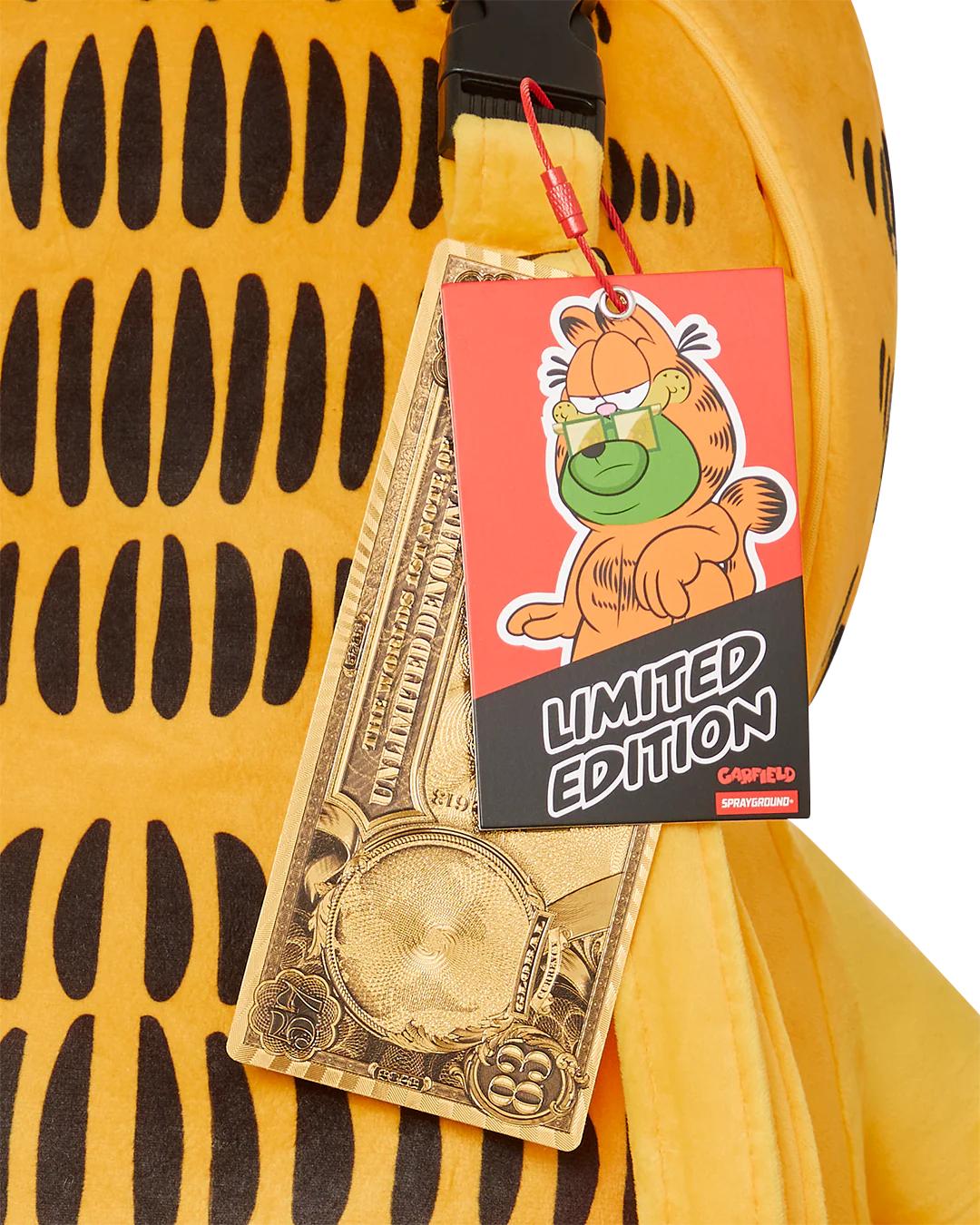 GARFIELD MONEYBEAR SUIT TEDDYBEAR BACKPACK