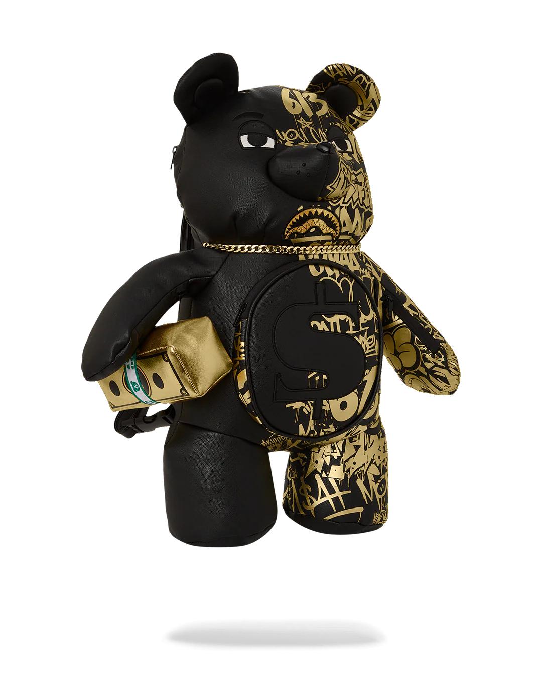 HALF GRAFF GLIDE MONEYBEAR TEDDYBEAR BACKPACK