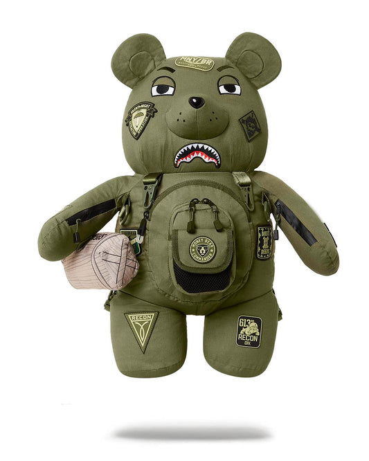 SPECIAL OPS FULL THROTTLE MONEYBEAR TEDDYBEAR BACKPACK
