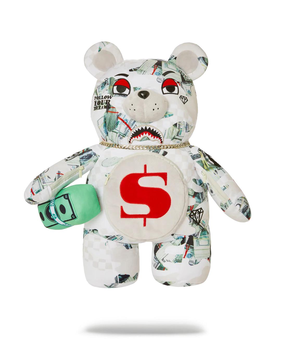 FEROCIOU$ MONEYBEAR TEDDYBEAR BACKPACK