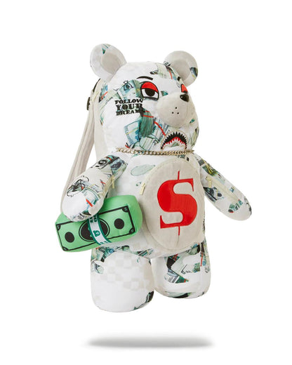 FEROCIOU$ MONEYBEAR TEDDYBEAR BACKPACK