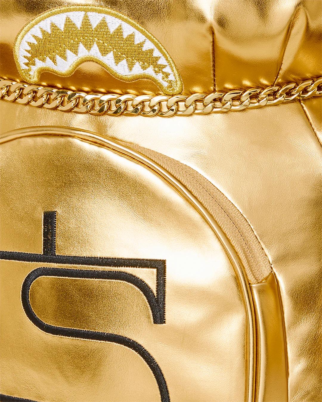 GOLD RUSH MONEYBEAR TEDDYBEAR BACKPACK