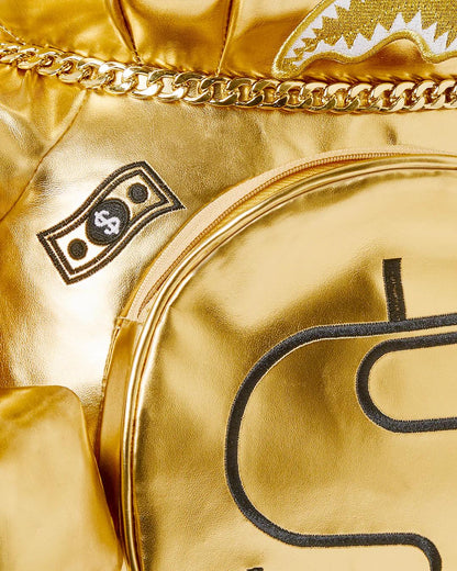 GOLD RUSH MONEYBEAR TEDDYBEAR BACKPACK
