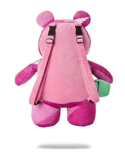 PINK PUNK MONEYBEAR TEDDYBEAR BACKPACK