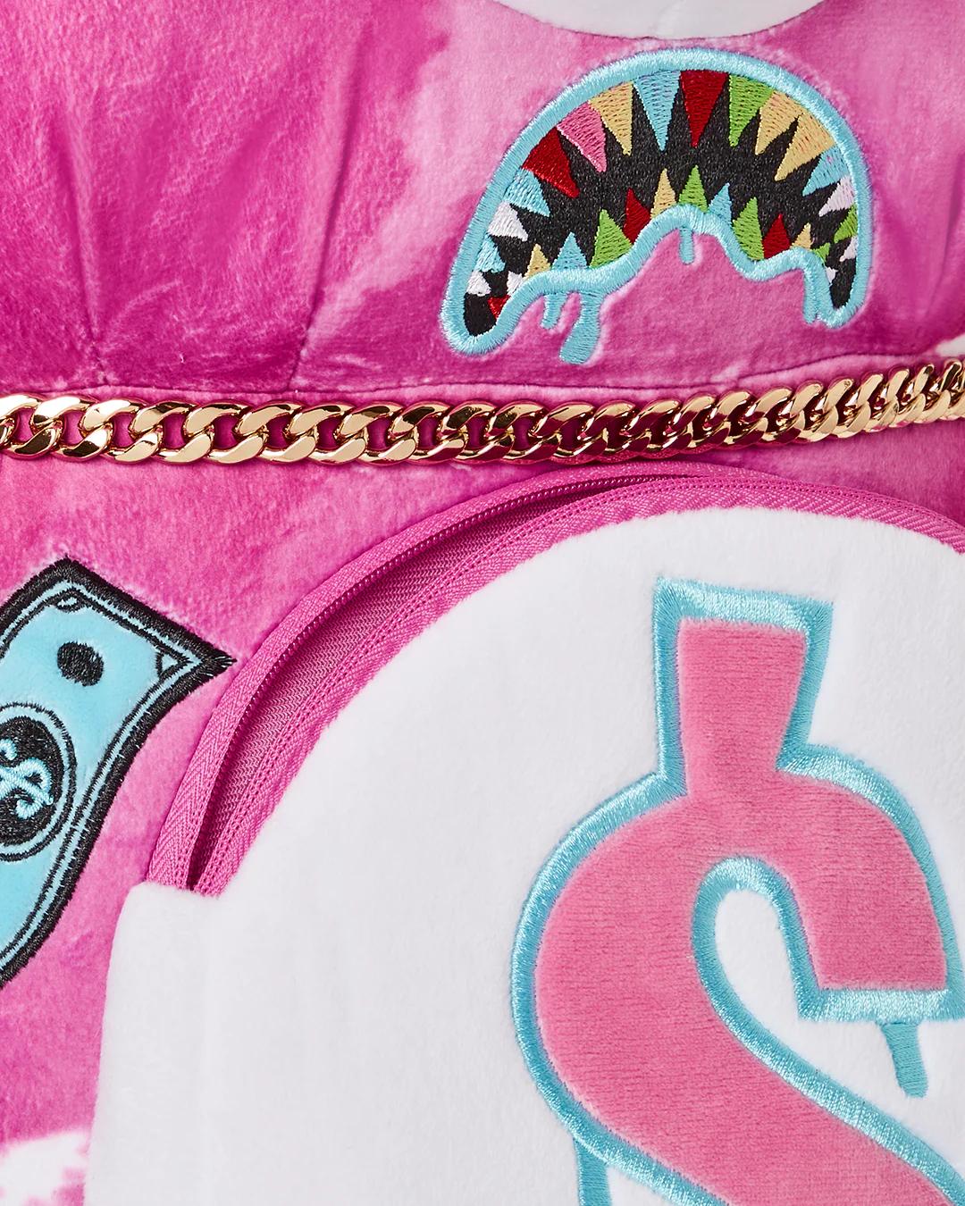 PINK PUNK MONEYBEAR TEDDYBEAR BACKPACK