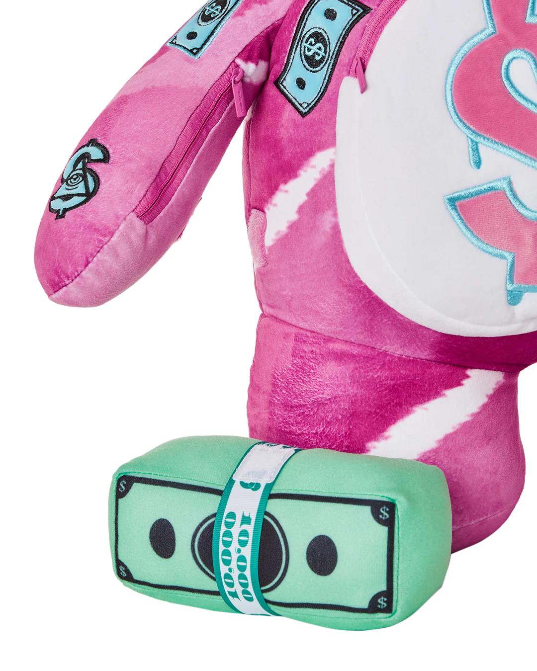PINK PUNK MONEYBEAR TEDDYBEAR BACKPACK