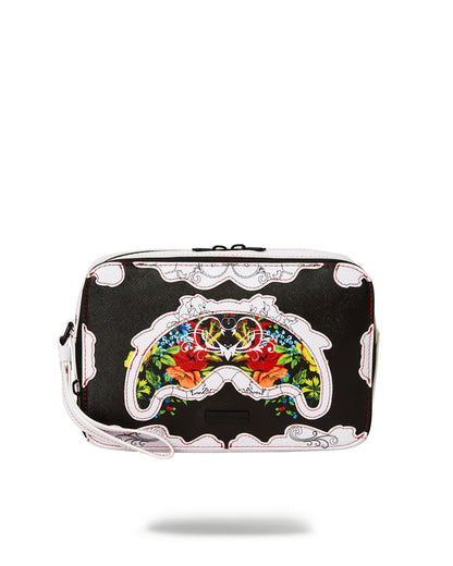 THE FLORAL CUT TOILETRY BAG