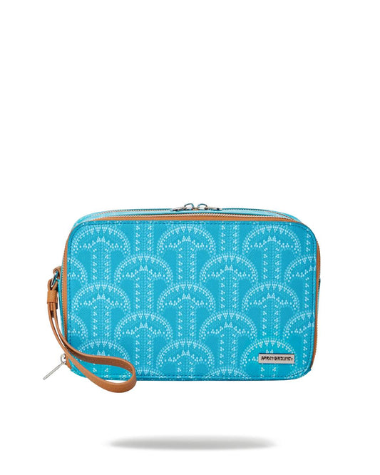 ILLUCHAINS TURQ TOILETRY BAG