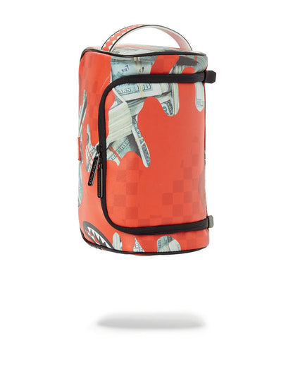 MONEY CAMO (RED) TOILETRY BAG