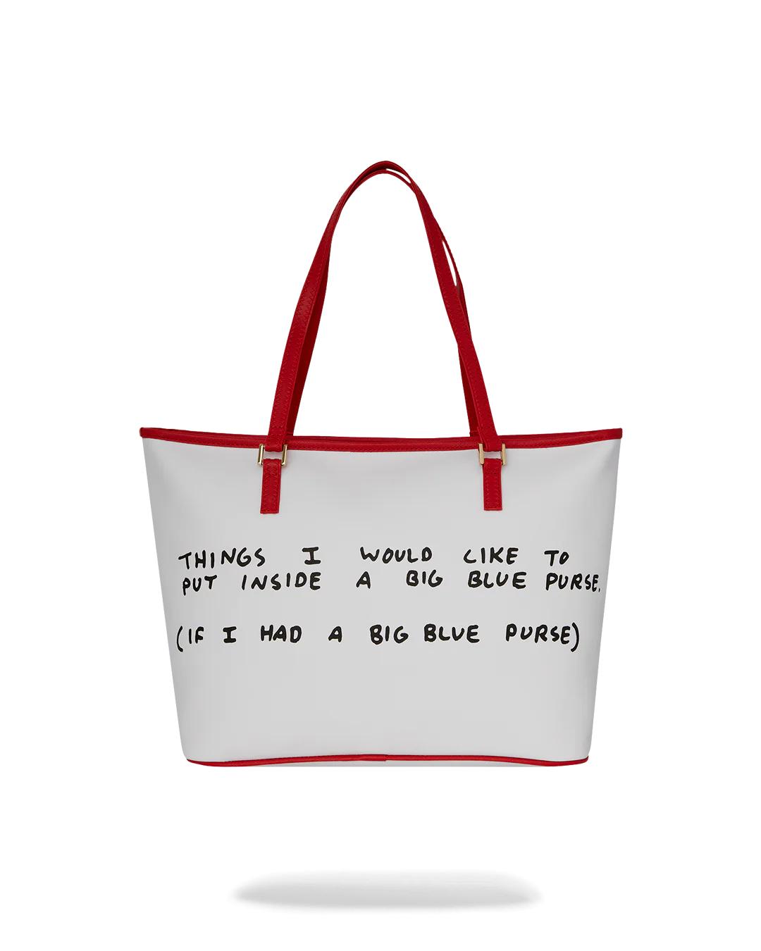 KEITH HARING THE BIG BLUE PURSE ART TOTE