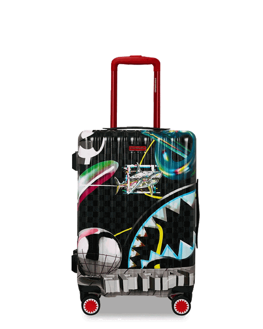MIND TRIP SHARK DOSE SHARKNAUTICS HARDSHELL CARRY-ON LUGGAGE