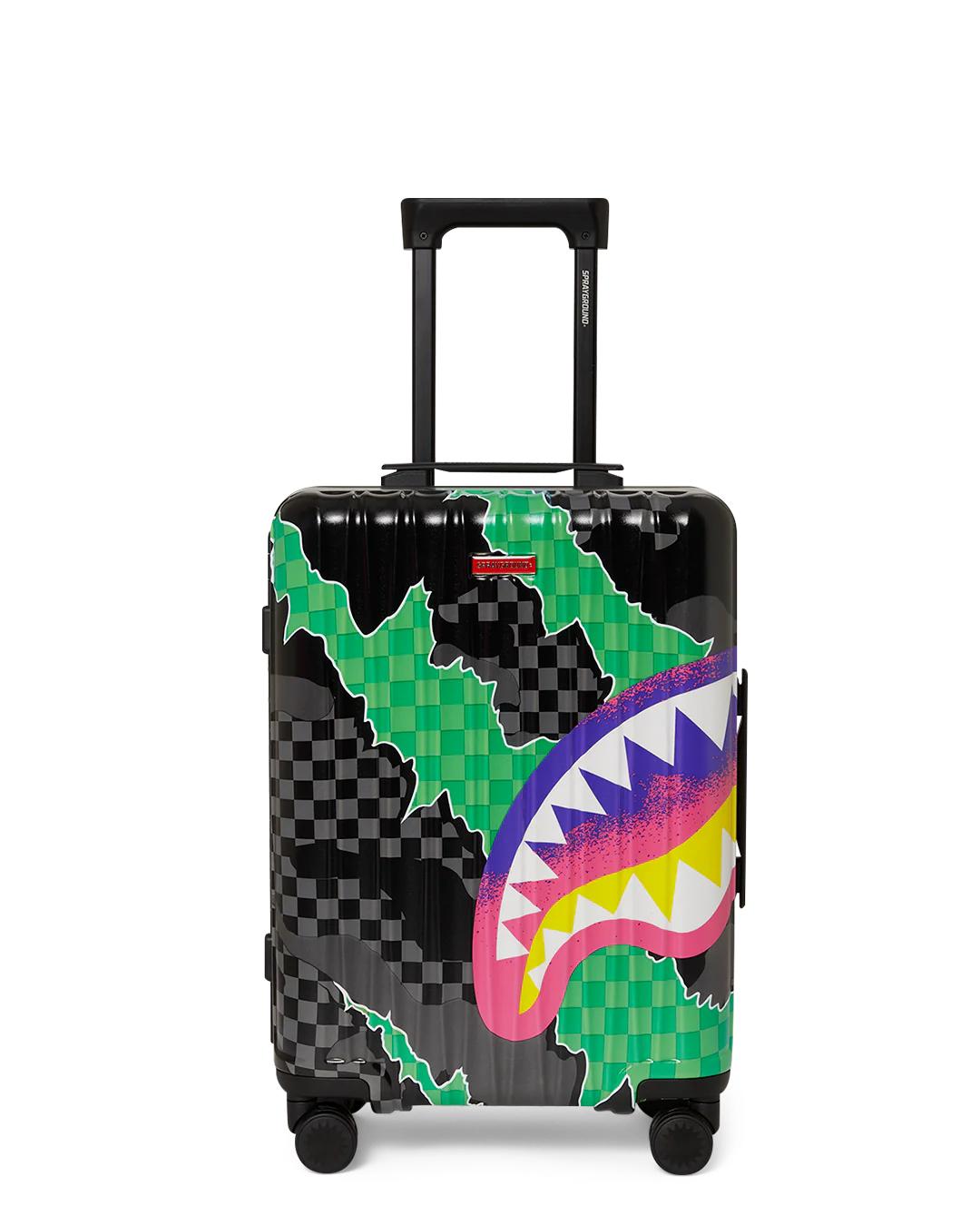 THE WILD ONE SHARKNAUTICS HARDSHELL CARRY-ON LUGGAGE