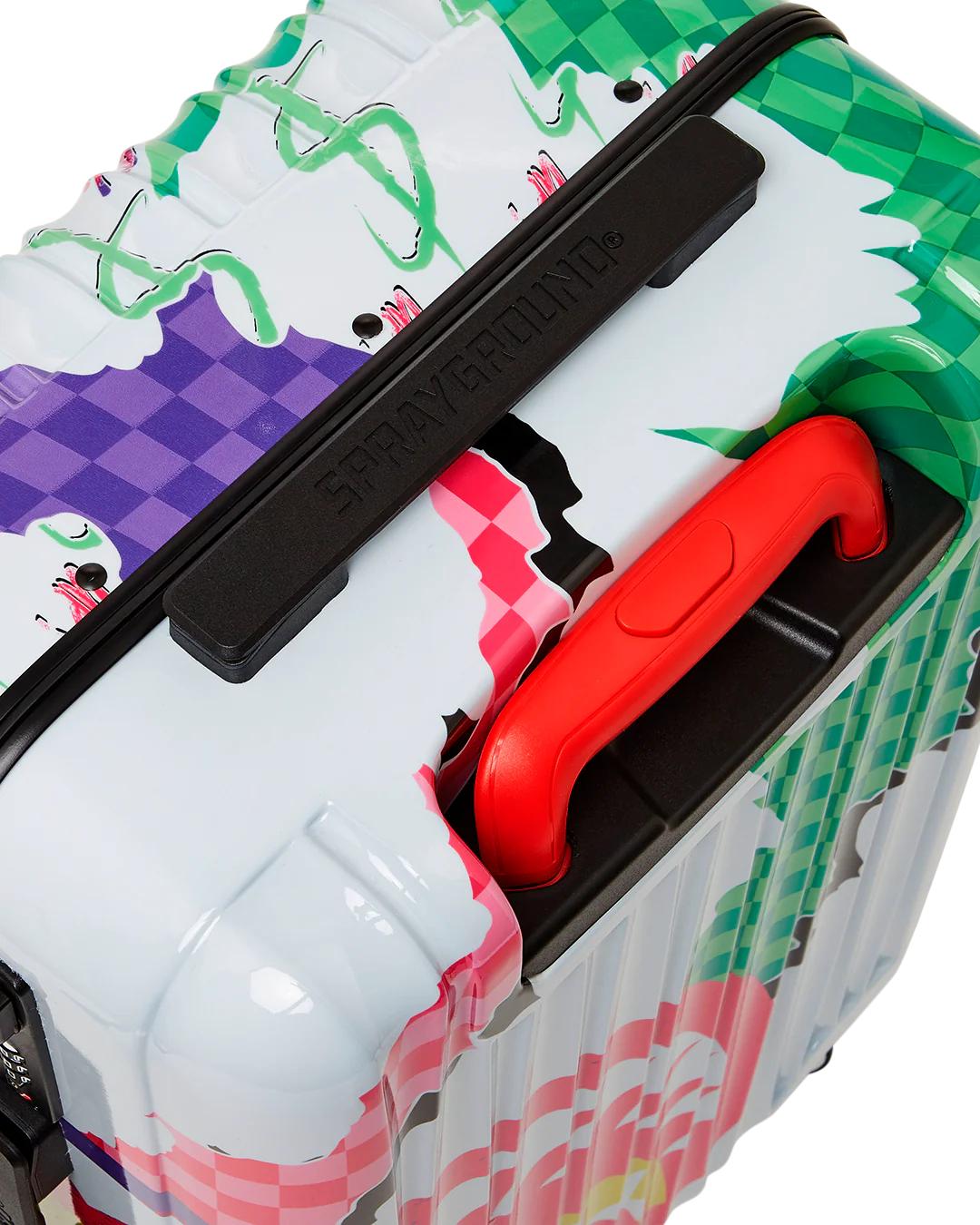 DREAMY TECHNICOLOR SHARKNAUTICS HARDSHELL CARRY-ON LUGGAGE