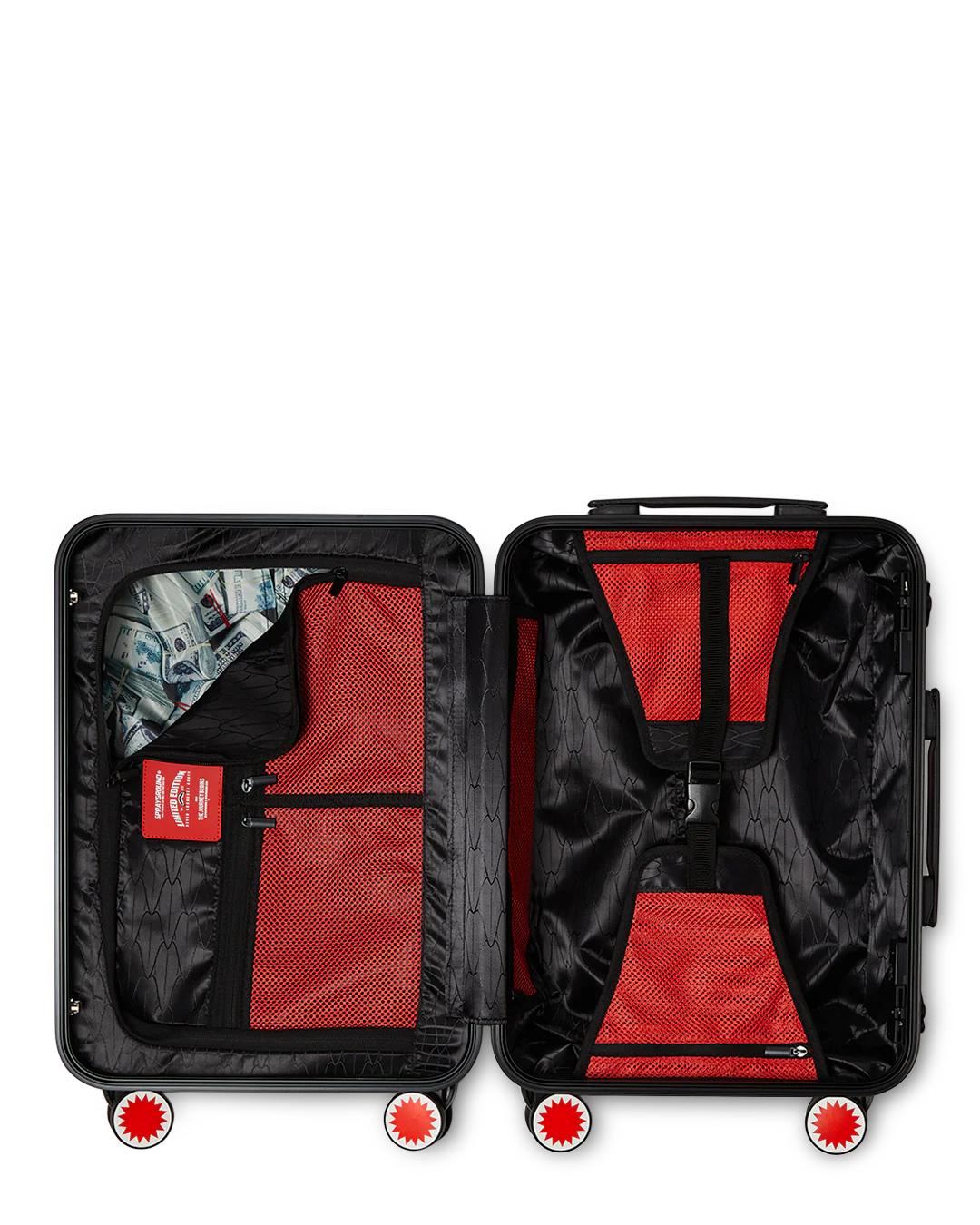 DREAMY TECHNICOLOR SHARKNAUTICS HARDSHELL CARRY-ON LUGGAGE