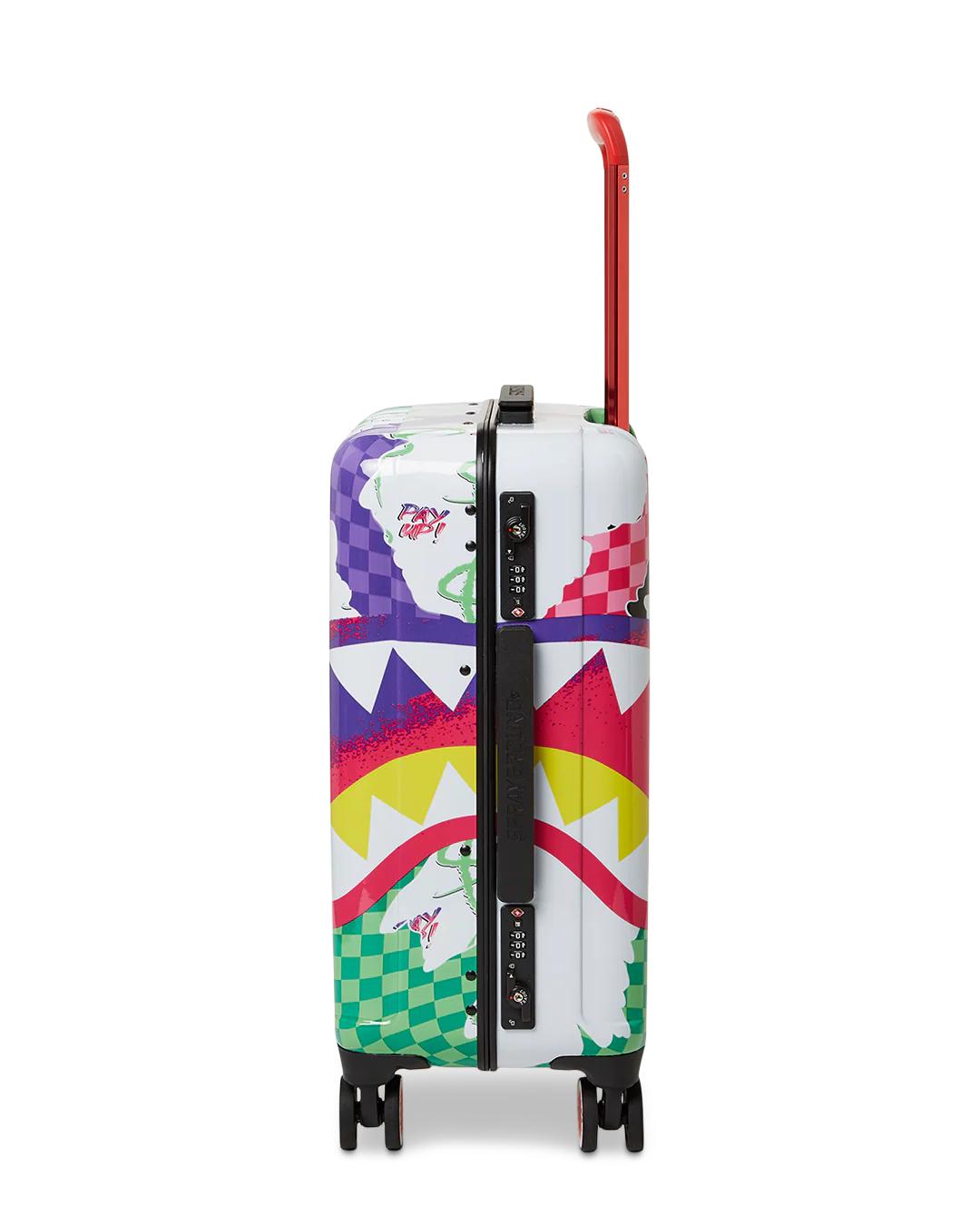 DREAMY TECHNICOLOR SHARKNAUTICS HARDSHELL CARRY-ON LUGGAGE