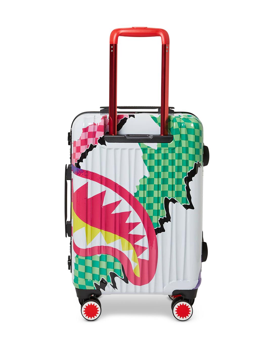 DREAMY TECHNICOLOR SHARKNAUTICS HARDSHELL CARRY-ON LUGGAGE