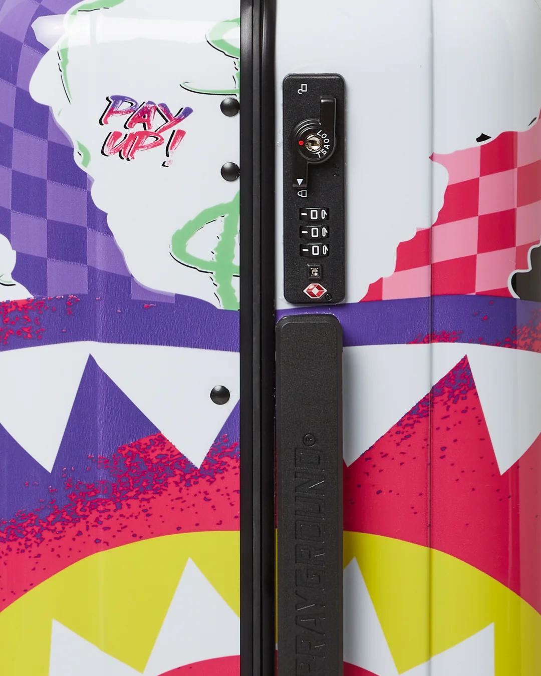 DREAMY TECHNICOLOR SHARKNAUTICS HARDSHELL CARRY-ON LUGGAGE