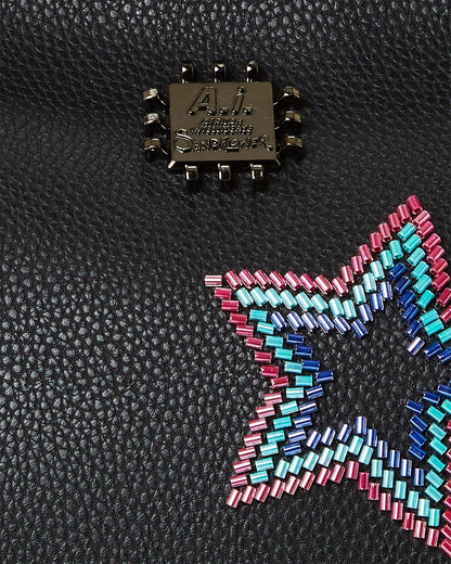STAR RACER A.I.7 SANDFLOWER COLLAB BEADED TOTE