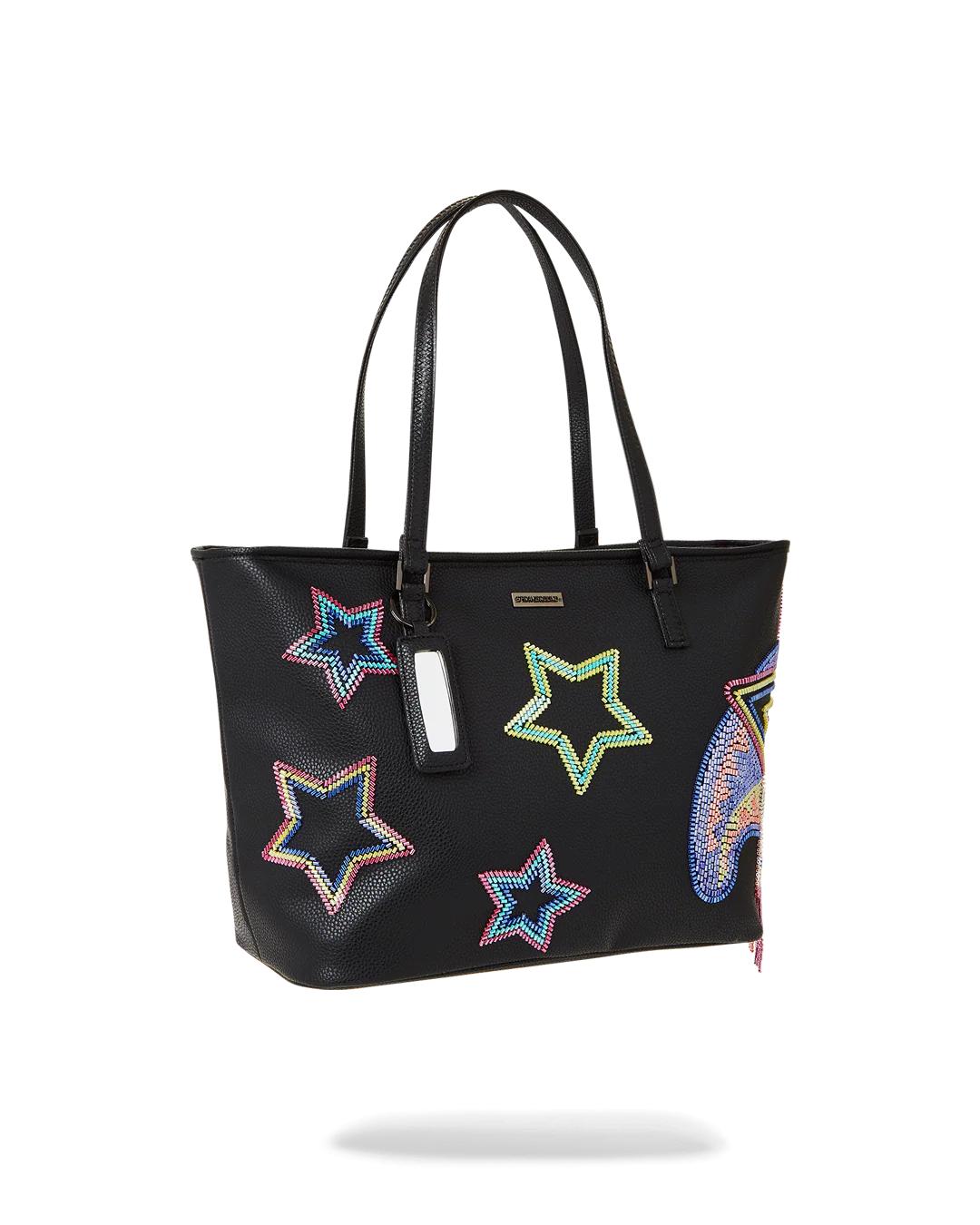 STAR RACER A.I.7 SANDFLOWER COLLAB BEADED TOTE