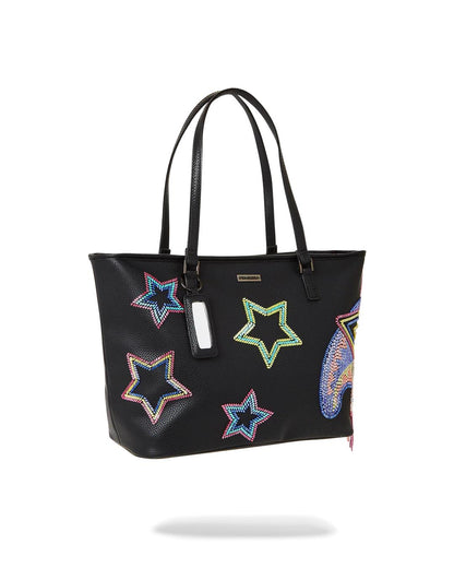 STAR RACER A.I.7 SANDFLOWER COLLAB BEADED TOTE