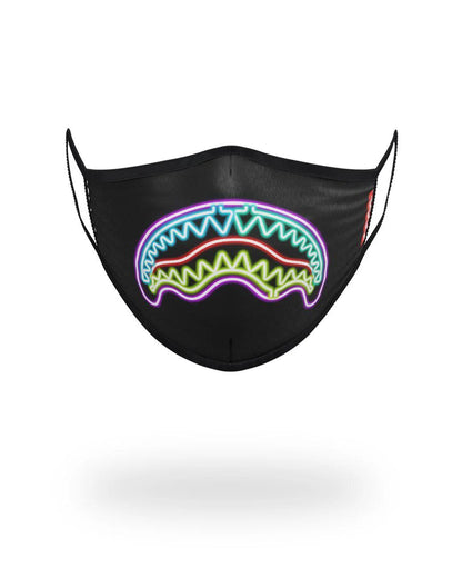 NEON SHARK FORM-FITTING MASK