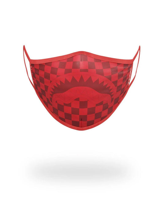 SHARKS IN PARIS (RED) FORM-FITTING MASK