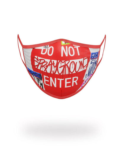 DO NOT ENTER FORM-FITTING MASK
