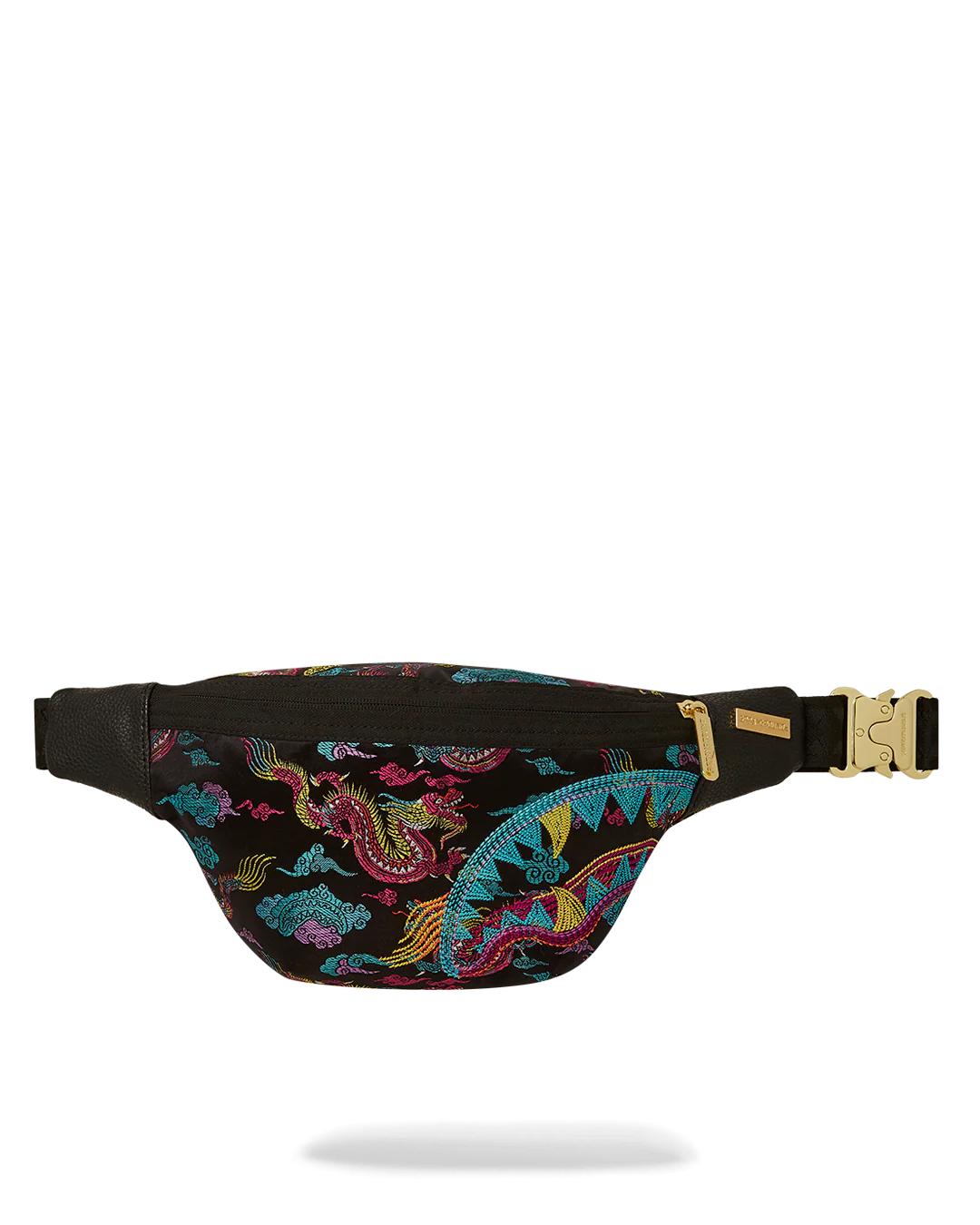 EMBROIDERED DRAGONS SAVVY CROSSBODY