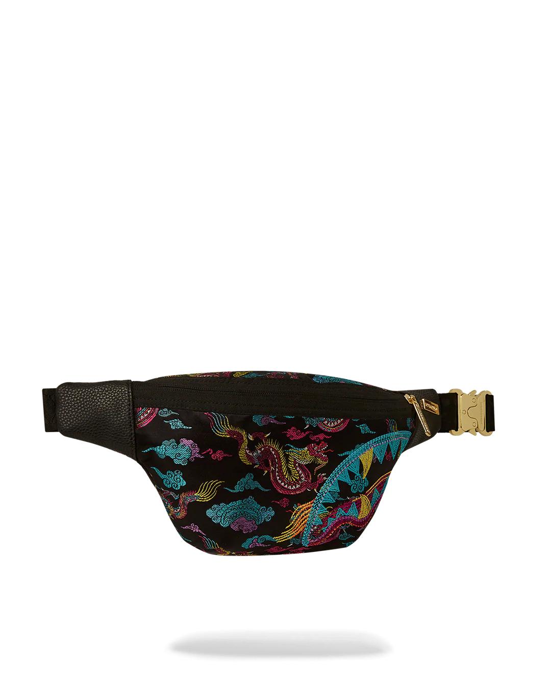 EMBROIDERED DRAGONS SAVVY CROSSBODY