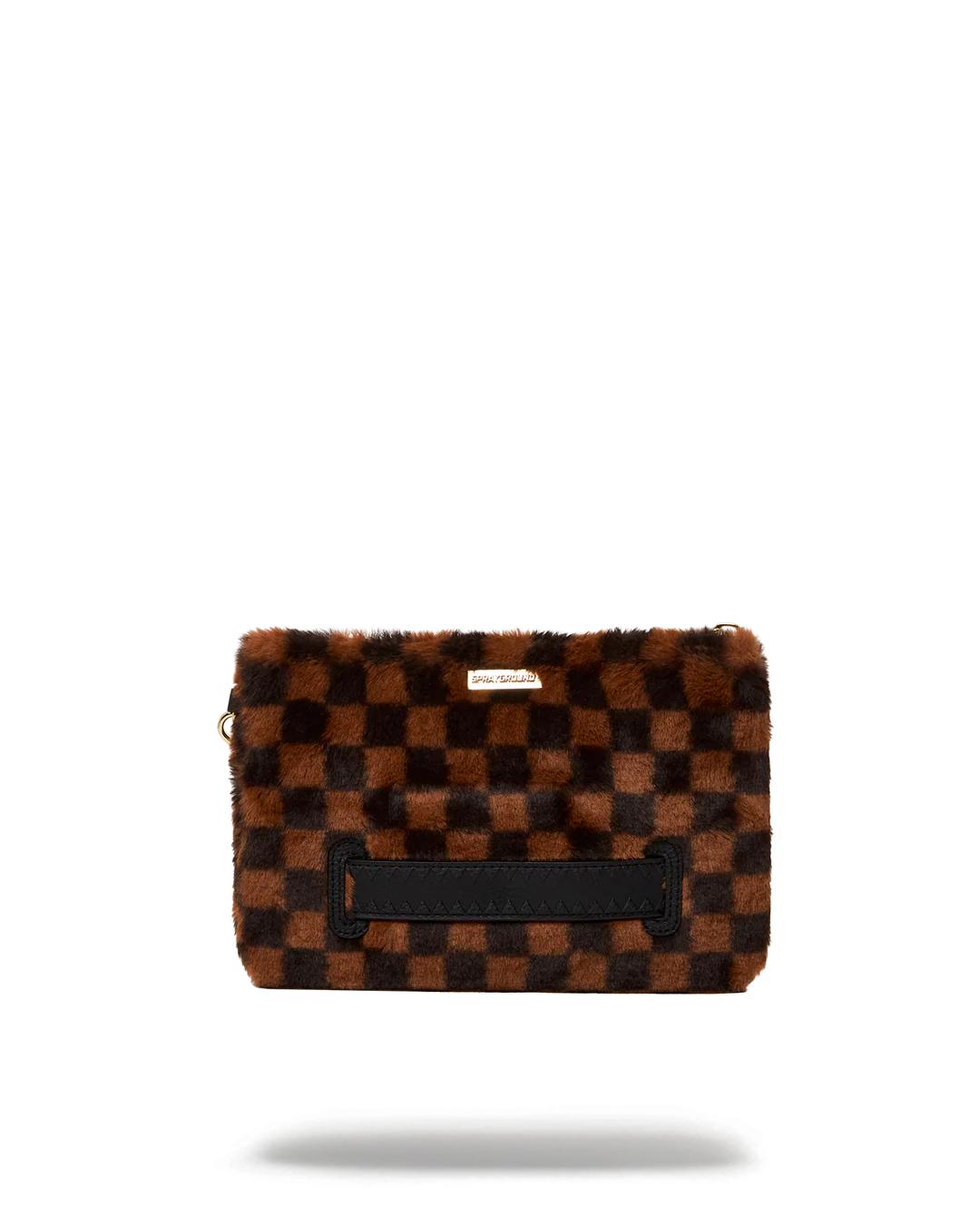 FURRR SHARKS IN PARIS CROSSOVER CLUTCH