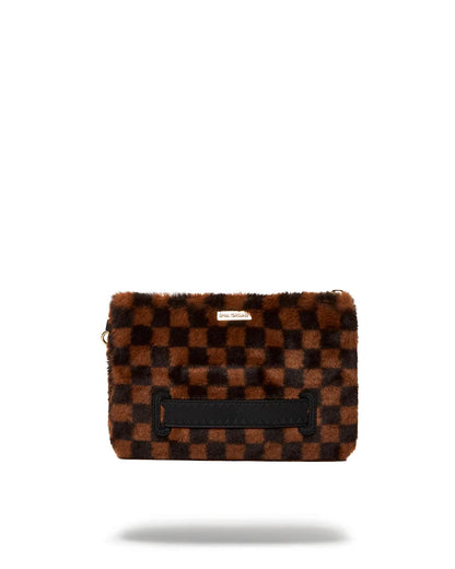 FURRR SHARKS IN PARIS CROSSOVER CLUTCH