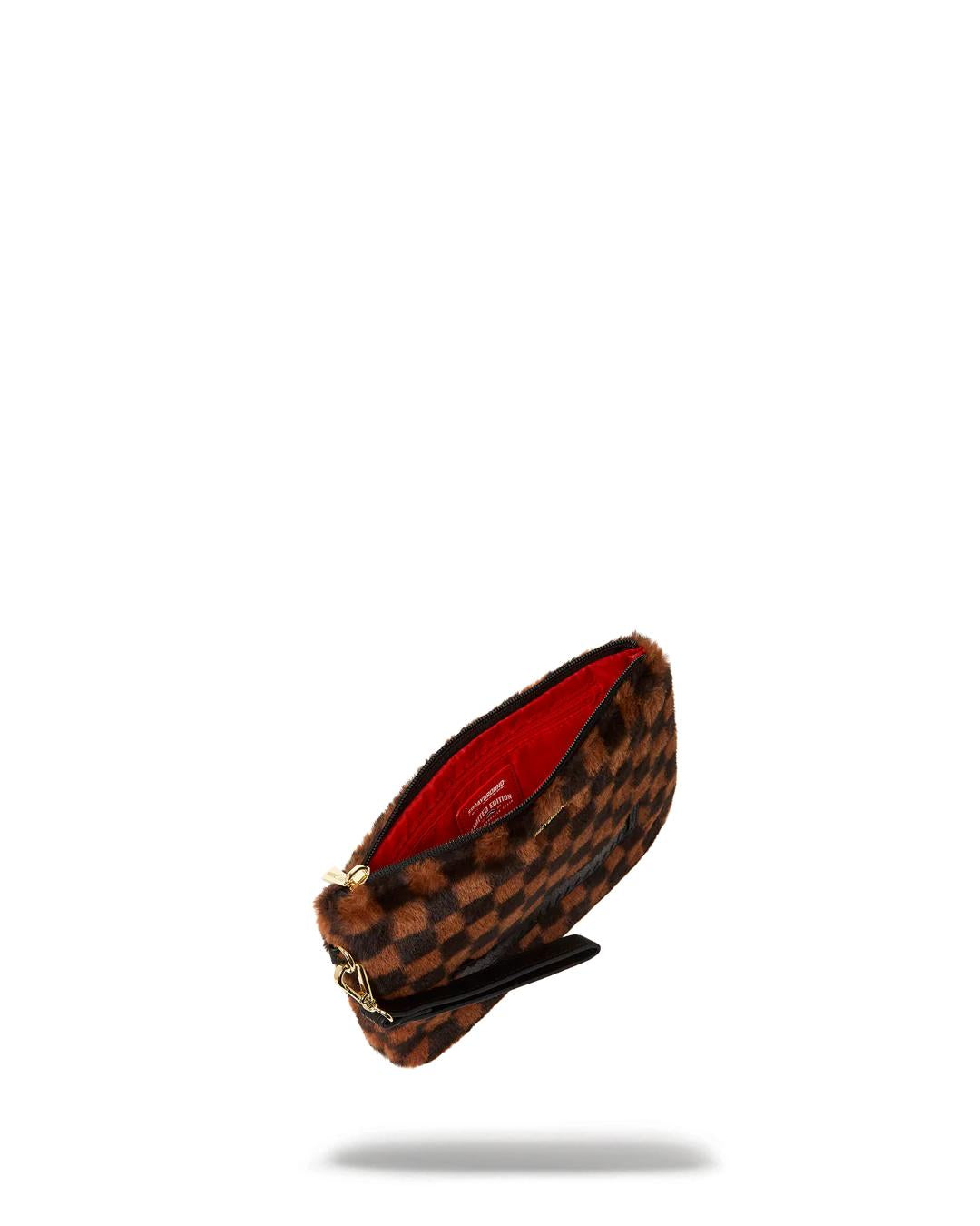 FURRR SHARKS IN PARIS CROSSOVER CLUTCH