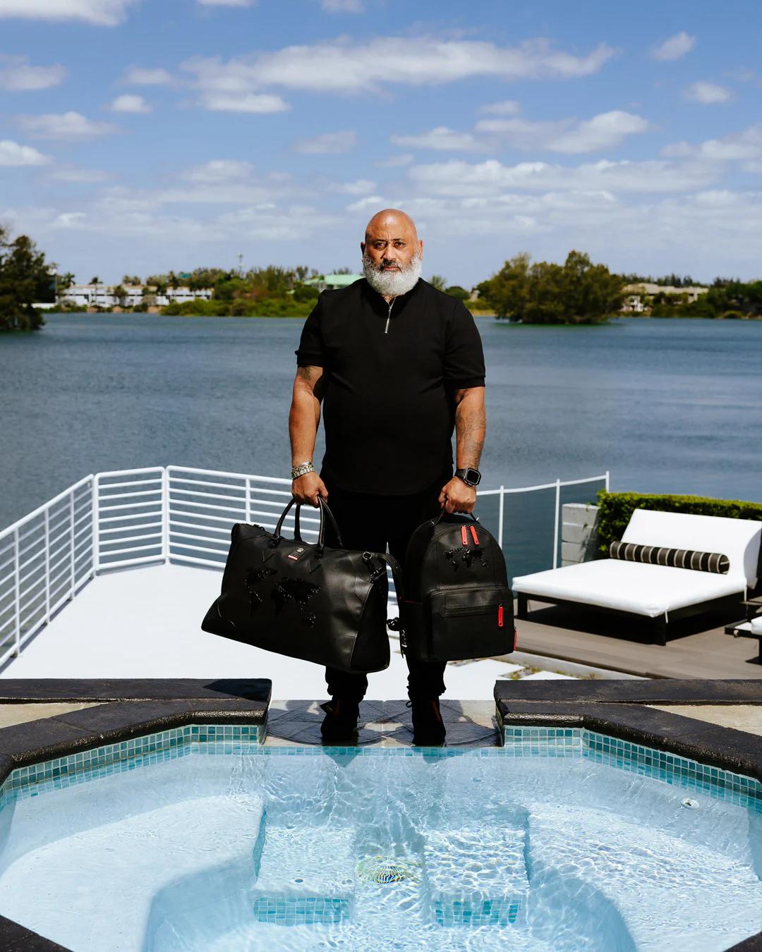 JAMES FIRST CLASS GLOBAL TAKEOFF PYRAMID DUFFLE