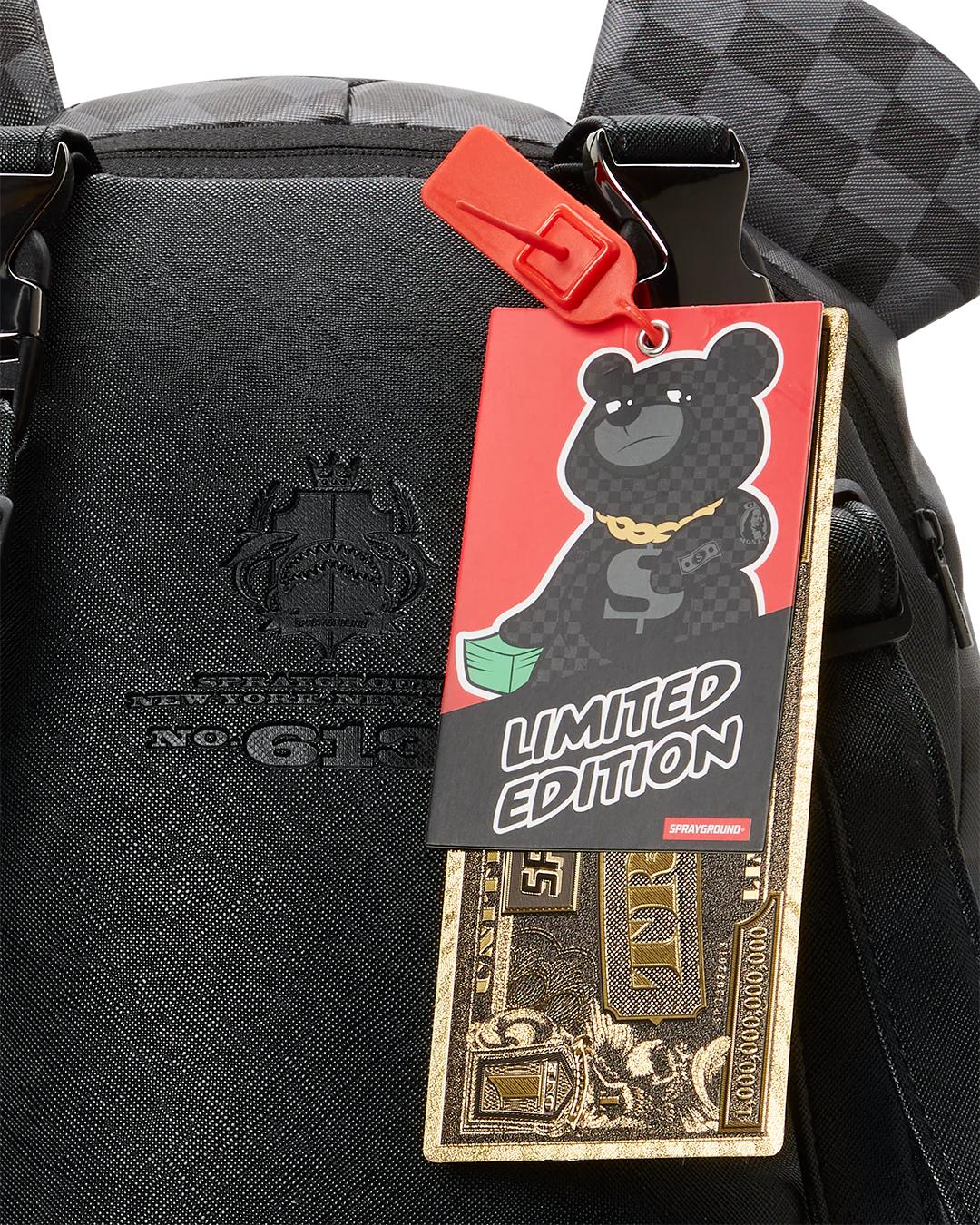 HENNY AIIR TO THE THRONE MONEYBEAR TEDDYBEAR BACKPACK