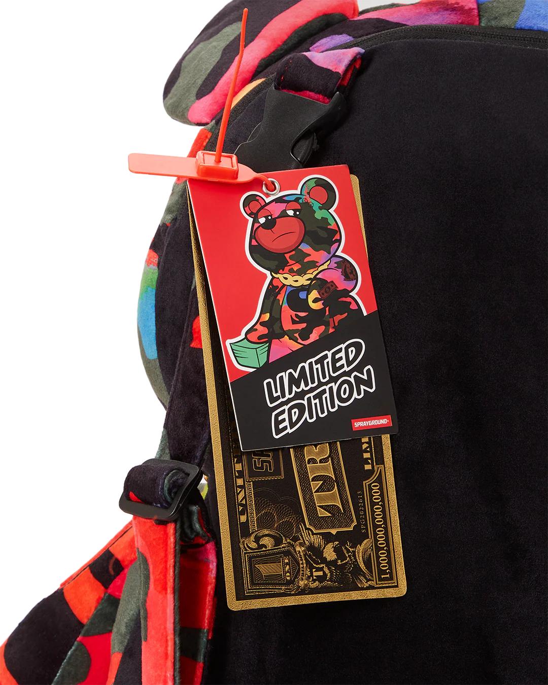 CAMOBURST MONEYBEAR TEDDYBEAR BACKPACK
