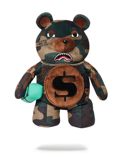 CAMOCHECK MONEYBEAR TEDDYBEAR BACKPACK